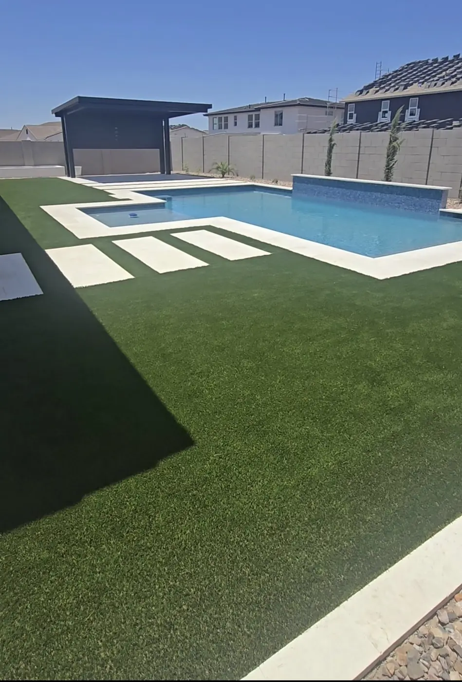 Pool and turf by L and R