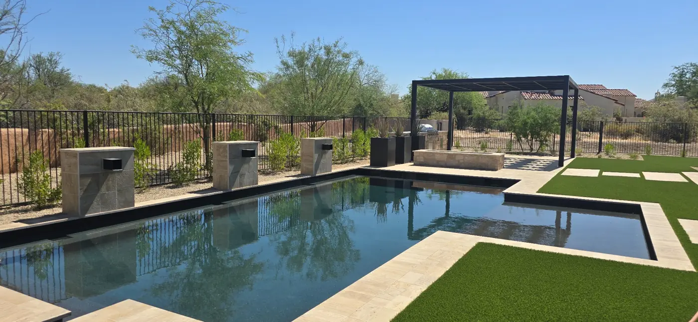 L and R completed pool project