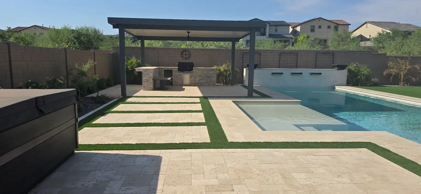 Custom pool by L and R
