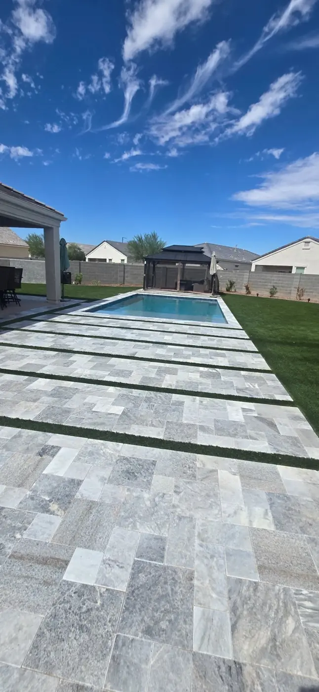 Hardscape and travertine by L and R